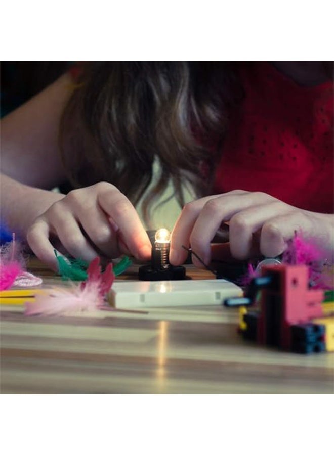 BEBLOSSOM Electric circuit motor kit – DIY science experiment educational Montessori learning set for kids, STEM project with motors, propellers, switches, bulbs, and accessories - Image 5